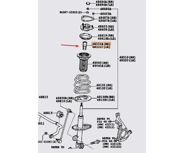 Відбійник переднього амортизатора правий Toyota RAV4, Harrier, Vanguard / Lexus NX 48331-42080 — купуйте за вигідною ціною в Києві, Україні - toyox.com.ua Відбійник переднього амортизатора правий Toyota RAV4, Harrier, Vanguard / Lexus NX 48331-42080 — купуйте за вигідною ціною в Києві, Україні - toyox.com.ua