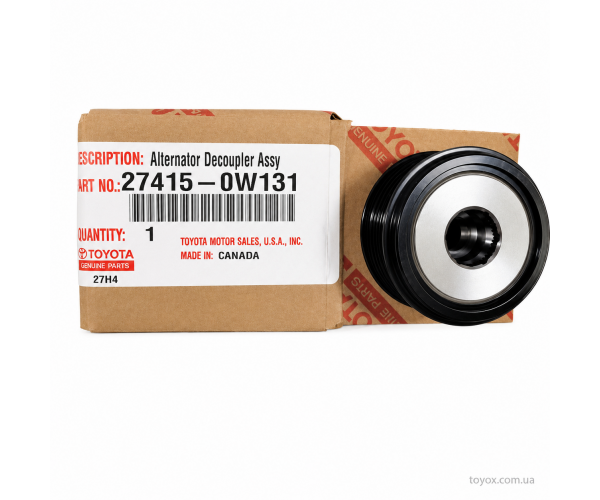 Обгінна муфта генератора Toyota / Lexus 27415-0W131 на білому фоні - toyox.com.ua