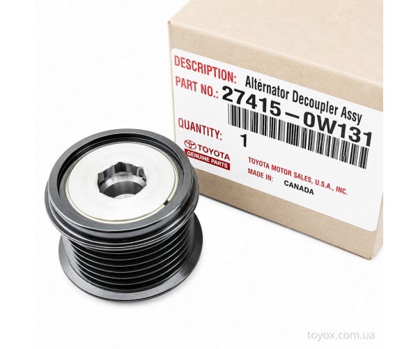 Обгінна муфта генератора Toyota / Lexus 27415-0W131 Обгінна муфта генератора Toyota / Lexus 27415-0W131