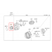Обгінна муфта генератора Toyota / Lexus 27415-0W131 Обгінна муфта генератора Toyota / Lexus 27415-0W131