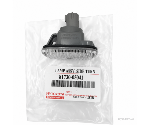 Повторювач повороту в крило Toyota 81730-05041 / 81730-05040 для Avensis — купуйте за вигідною ціною в Києві, Україні - toyox.com.ua Повторювач повороту в крило Toyota 81730-05041 / 81730-05040 для Avensis — купуйте за вигідною ціною в Києві, Україні - toyox.com.ua
