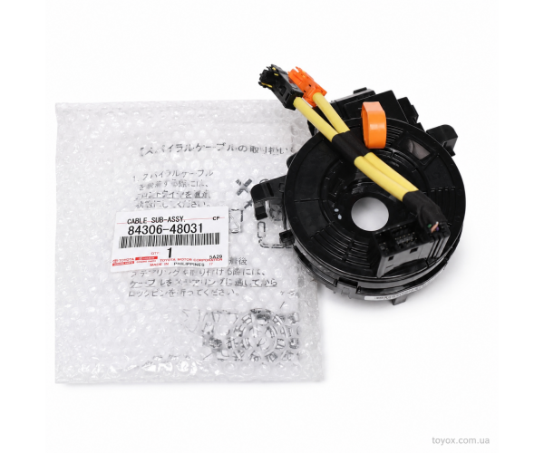 Підкермовий шлейф подушки безпеки Toyota / Lexus 84306-48031