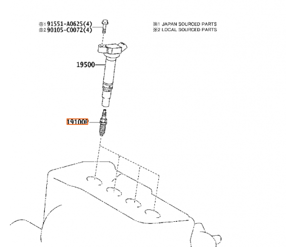 Іридієва свічка запалювання Toyota / Lexus SK16HR11 90919-01233 Іридієва свічка запалювання Toyota / Lexus SK16HR11 90919-01233