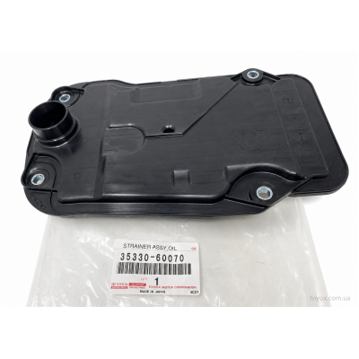 Фільтр коробки передач автомат Toyota 35330-60070 для Toyota Land Cruiser, Lexus LX/GX, Tundra, Sequoia Фільтр коробки передач автомат Toyota 35330-60070 для Toyota Land Cruiser, Lexus LX/GX, Tundra, Sequoia
