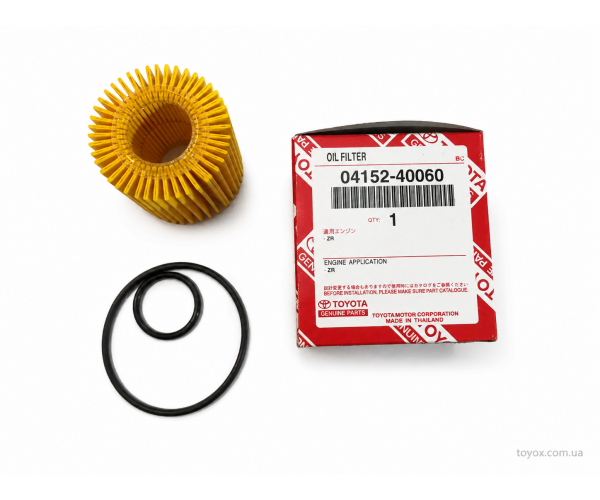 Фільтр масляний двигуна Toyota 04152-40060 картридж для Toyota Yaris, Corolla, Auris, iQ, Verso-S — купуйте за вигідною ціною в Києві, Україні - toyox.com.ua