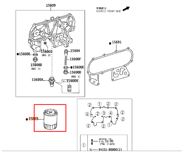 Фільтр масляний двигуна картридж Toyota / Lexus 90915-TD004 — купуйте за вигідною ціною в Києві, Україні - toyox.com.ua