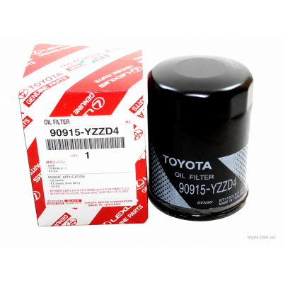 Фільтр масляний двигуна Toyota / Lexus 90915-YZZD3 для Lexus LS/GS/SC, Toyota Land Cruiser, Hilux, Tacoma