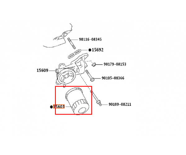Фільтр масляний двигуна Toyota / Lexus 90915-YZZD3 для Lexus LS/GS/SC, Toyota Land Cruiser, Hilux, Tacoma — купуйте за вигідною ціною в Києві, Україні - toyox.com.ua