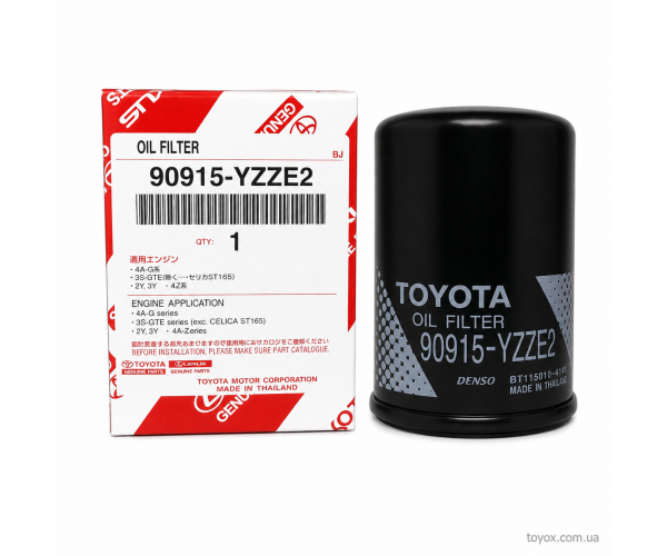Масляний фільтр двигуна Toyota / Lexus 90915-YZZE2 Масляний фільтр двигуна Toyota / Lexus 90915-YZZE2