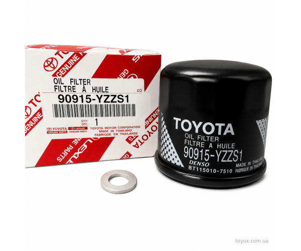 Фільтр масляний двигуна Toyota 86, GR86, GT86 / Scion FR-S 90915-YZZS1 — купуйте за вигідною ціною в Києві, Україні - toyox.com.ua Фільтр масляний двигуна Toyota 86, GR86, GT86 / Scion FR-S 90915-YZZS1 — купуйте за вигідною ціною в Києві, Україні - toyox.com.ua