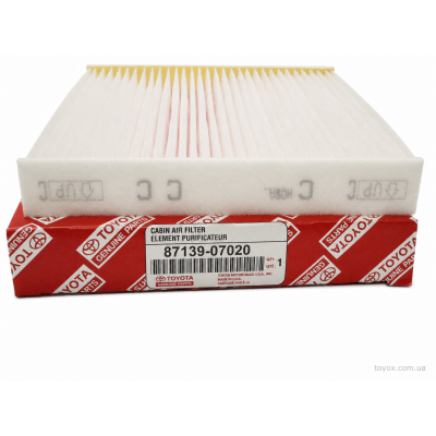 Фільтр салону Toyota / Lexus 87139-07020 Фільтр салону Toyota / Lexus 87139-07020