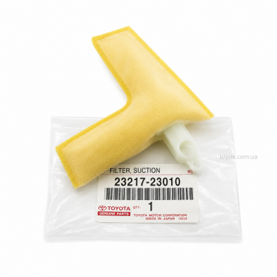 Оригінальний фільтр грубого очищення палива Toyota 23217-23010 Сітка паливного насоса Toyota 23217-23010 — загальний вигляд