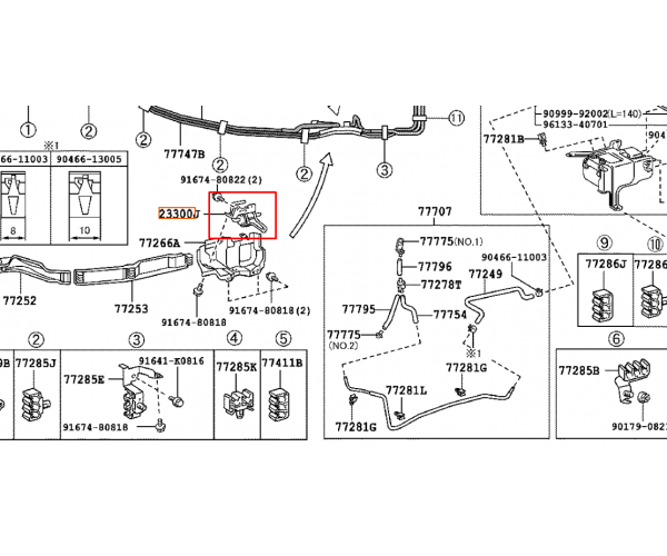 Фільтр паливний бензиновий під капотом Toyota 23300-50140 для Toyota Land Cruiser 200, Lexus LX570/LX460 — купуйте за вигідною ціною в Києві, Україні - toyox.com.ua Фільтр паливний бензиновий під капотом Toyota 23300-50140 для Toyota Land Cruiser 200, Lexus LX570/LX460 — купуйте за вигідною ціною в Києві, Україні - toyox.com.ua