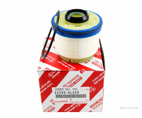 Фільтр паливний дизельний Toyota 23390-0L030 картридж підкапотної колби для Toyota Hilux, Hiace, Lexus IS 2xxD — купуйте за вигідною ціною в Києві, Україні - toyox.com.ua