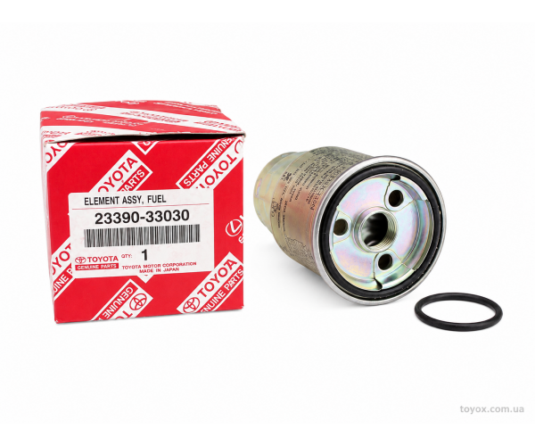 Фільтр паливний дизельний Toyota 23390-33030 у підкапотну колбу для Toyota RAV4, Corolla, Avensis, Yaris — купуйте за вигідною ціною в Києві, Україні - toyox.com.ua Фільтр паливний дизельний Toyota 23390-33030 у підкапотну колбу для Toyota RAV4, Corolla, Avensis, Yaris — купуйте за вигідною ціною в Києві, Україні - toyox.com.ua