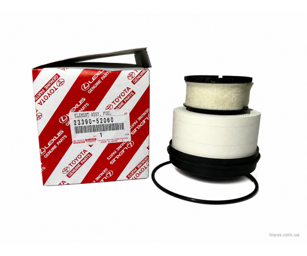 Фільтр паливний дизельний Toyota 23390-52060 для Toyota Land Cruiser 300, Lexus LX600/500D — купуйте за вигідною ціною в Києві, Україні - toyox.com.ua