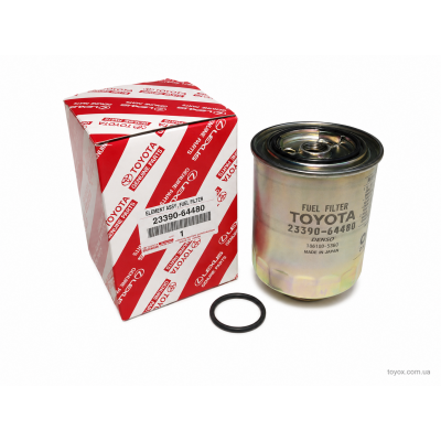 Фільтр паливний дизельний під капотом Toyota 23390-64480 для Toyota Corolla, Hilux, Hiace, Land Cruiser Prado