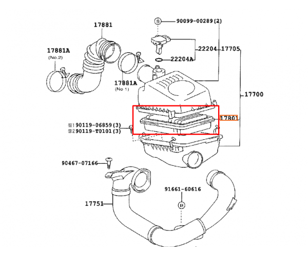 Фільтр повітряний двигуна Toyota Corolla, Wish, Avensis, 86 178010D030 — купити за вигідною ціною в Києві та Україні | toyox.com.ua Фільтр повітряний двигуна Toyota Corolla, Wish, Avensis, 86 178010D030 — купити за вигідною ціною в Києві та Україні | toyox.com.ua