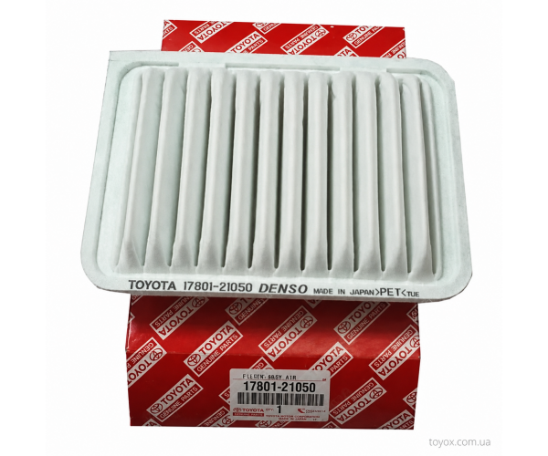 Фільтр повітряний двигуна Toyota / Lexus 17801-21050 для Yaris, Corolla, Auris, RAV4 — купити за вигідною ціною в Києві, Україні - toyox.com.ua Фільтр повітряний двигуна Toyota / Lexus 17801-21050 для Yaris, Corolla, Auris, RAV4 — купити за вигідною ціною в Києві, Україні - toyox.com.ua