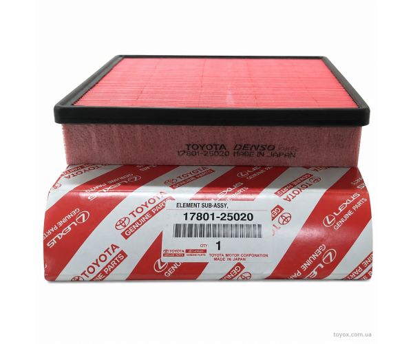 Повітряний фільтр Toyota / Lexus 17801-25020