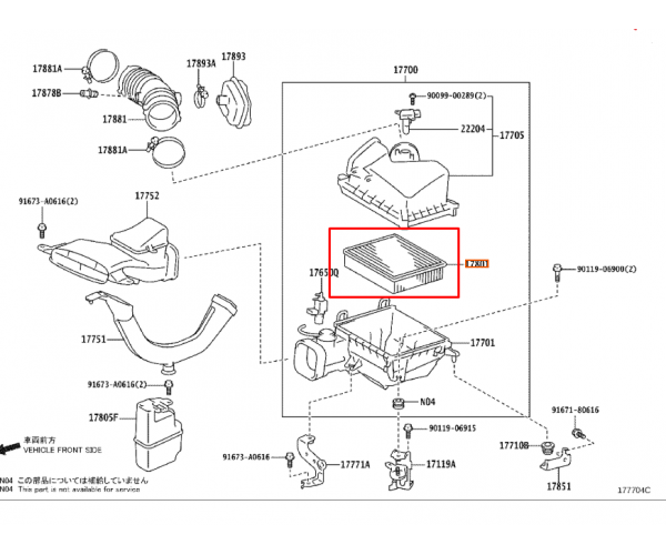Фільтр повітряний двигуна Toyota Camry, Highlander, Lexus RX / NX / ES 17801-31131 — купуйте за вигідною ціною в Києві, Україні - toyox.com.ua Фільтр повітряний двигуна Toyota Camry, Highlander, Lexus RX / NX / ES 17801-31131 — купуйте за вигідною ціною в Києві, Україні - toyox.com.ua