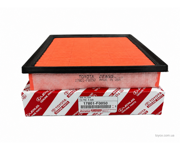 Фільтр повітряний двигуна Toyota 17801-F0050 для Toyota RAV4, Camry, Corolla, Yaris, Highlander — купуйте за вигідною ціною в Києві, Україні - toyox.com.ua