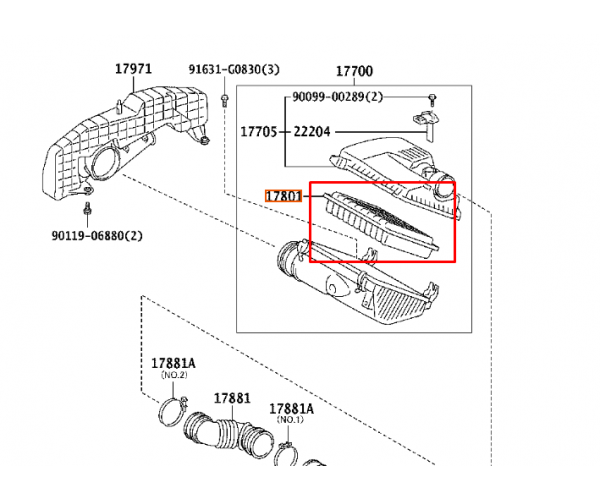 Фільтр повітряний двигуна Toyota Tacoma 17801-YZZ04 — купуйте за вигідною ціною в Києві, Україні - toyox.com.ua Фільтр повітряний двигуна Toyota Tacoma 17801-YZZ04 — купуйте за вигідною ціною в Києві, Україні - toyox.com.ua