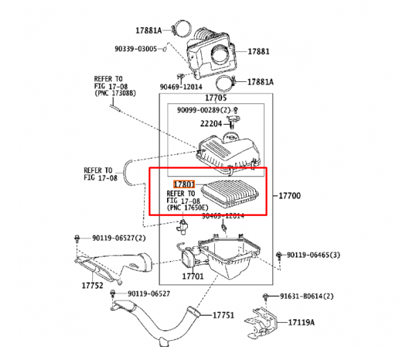 Фільтр повітряний двигуна Toyota Camry, RAV4, Estima, Alphard, Lexus ES 17801-YZZ06 — купуйте за вигідною ціною в Києві, Україні - toyox.com.ua Фільтр повітряний двигуна Toyota Camry, RAV4, Estima, Alphard, Lexus ES 17801-YZZ06 — купуйте за вигідною ціною в Києві, Україні - toyox.com.ua