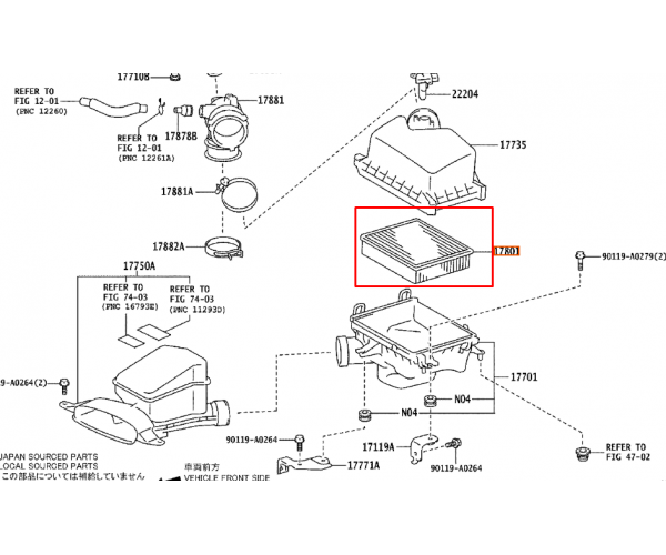 Фільтр повітряний двигуна Toyota Camry, Avalon, RAV4, Lexus ES / LS / NX 17801-YZZ10 — купуйте за вигідною ціною в Києві, Україні - toyox.com.ua Фільтр повітряний двигуна Toyota Camry, Avalon, RAV4, Lexus ES / LS / NX 17801-YZZ10 — купуйте за вигідною ціною в Києві, Україні - toyox.com.ua