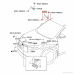 Петля капота ліва Toyota Highlander / Kluger 53420-0E120 Петля капота ліва Toyota Highlander / Kluger 53420-0E120