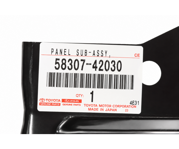 Панель задня кузова корито під запаску Toyota 58307-42030 для Toyota RAV4 — купуйте за вигідною ціною в Києві, Україні - toyox.com.ua Панель задня кузова корито під запаску Toyota 58307-42030 для Toyota RAV4 — купуйте за вигідною ціною в Києві, Україні - toyox.com.ua