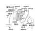 Ущільнювач задніх лівих дверей Toyota Land Cruiser Prado 150 / Lexus GX400, GX460 67896-60040 — купуйте за вигідною ціною в Києві, Україні - toyox.com.ua