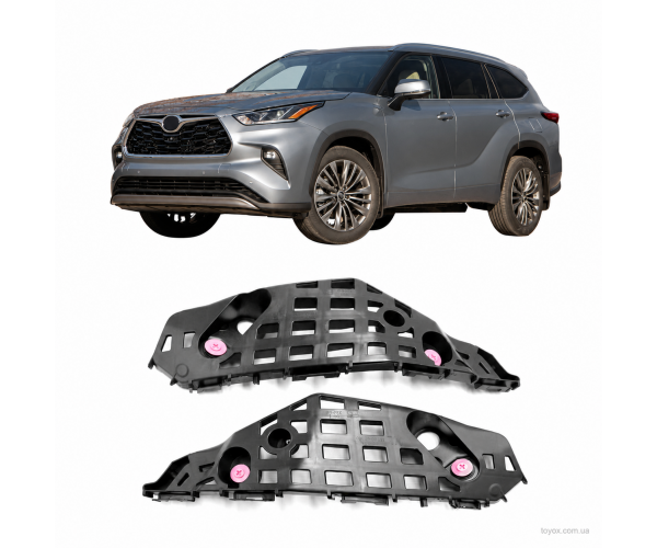 Кронштейн переднього бампера до крила правий Toyota Highlander / Kluger 52145-0E100