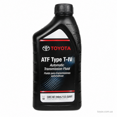 Олива трансмісійна для АКПП Toyota ATF Type T-IV 0.946л 00279-000T4 Олива трансмісійна для АКПП Toyota ATF Type T-IV 0.946л 00279-000T4