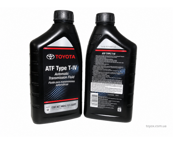 Олива трансмісійна для АКПП Toyota ATF Type T-IV 0.946л 00279-000T4 — купуйте за вигідною ціною в Києві, Україні - toyox.com.ua Олива трансмісійна для АКПП Toyota ATF Type T-IV 0.946л 00279-000T4 — купуйте за вигідною ціною в Києві, Україні - toyox.com.ua