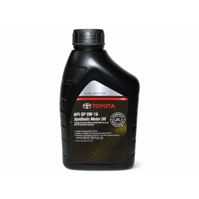 Моторна олива Toyota Genuine Motor Oil 0W-16 SN GF-5 0,946 л 0027916QTE Моторна олива Toyota Genuine Motor Oil 0W-16 SN GF-5 0,946 л 0027916QTE