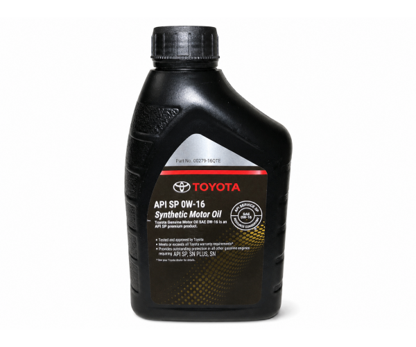 Моторна олива Toyota Genuine Motor Oil 0W-16 SN GF-5 0,946 л 0027916QTE — купуйте за вигідною ціною в Києві, Україні - toyox.com.ua