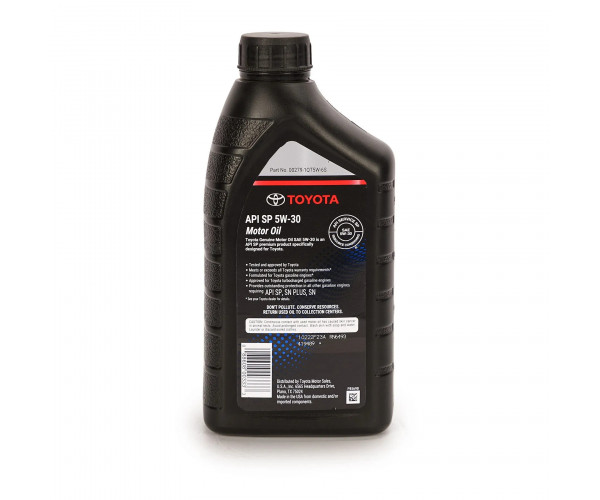 Моторна олива Toyota Genuine Motor Oil 5W-30 SP 0,946 л 002791QT5W — купуйте за вигідною ціною в Києві, Україні - toyox.com.ua