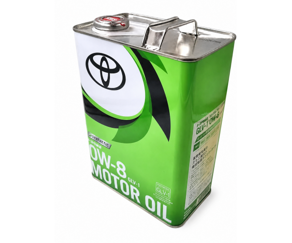Моторна олива Toyota Motor Oil 0W-8 GLV-1 4 л 08880-12905 — купуйте за вигідною ціною в Києві, Україні - toyox.com.ua