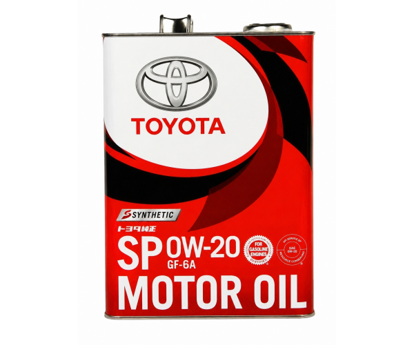 Моторна олива Toyota Motor Oil 0W-20 SP / GF-6A 4 л 08880-13205 — купуйте за вигідною ціною в Києві, Україні - toyox.com.ua