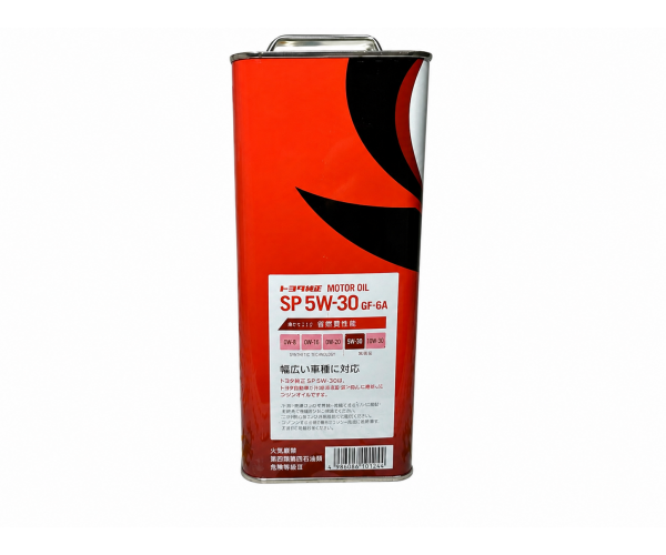 Моторна олива Toyota Motor Oil 5W-30 SP / GF-6A 4 л 08880-13705 — купуйте за вигідною ціною в Києві, Україні - toyox.com.ua
