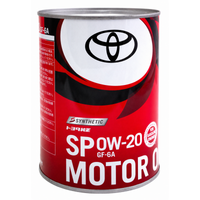 Моторна олива Toyota Motor Oil 0W-20 SP / GF-6A 1 л 08880-14306