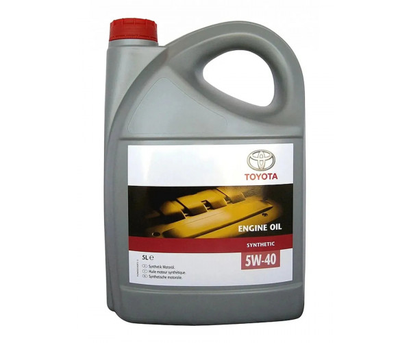 Моторна олива Toyota Genuine Motor Oil 5W-40 SM/CF 5 л 08880-80835 — купуйте за вигідною ціною в Києві, Україні - toyox.com.ua