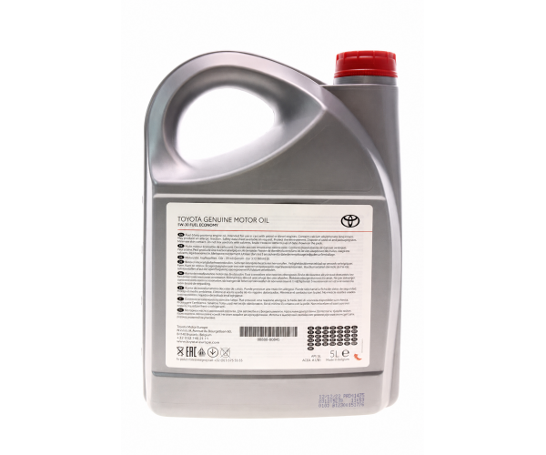 Моторна олива Toyota Genuine Motor Oil 5W-30 Fuel Economy 5L оригінал 08880-80845 Моторна олива Toyota Genuine Motor Oil 5W-30 Fuel Economy 5L оригінал 08880-80845