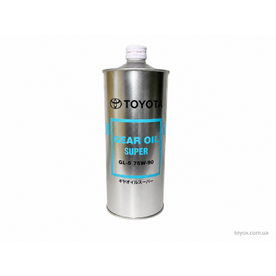Олива трансмісійна Toyota Hypoid Super Gear Oil 75W-90 GL-5 1л 08885-03106 Олива трансмісійна Toyota Hypoid Super Gear Oil 75W-90 GL-5 1л 08885-03106