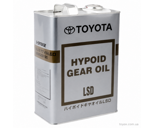 Олива трансмісійна Toyota Hypoid LSD Gear Oil 85W-90 GL-5 4л 08885-03605 для диференціала — купуйте за вигідною ціною в Києві, Україні - toyox.com.ua