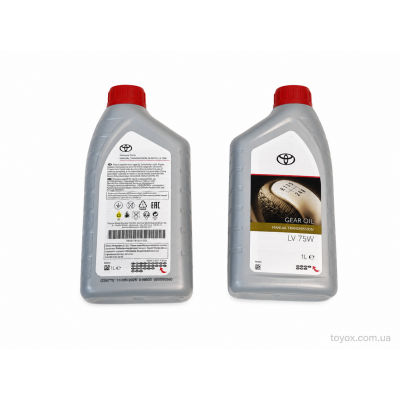 Олива трансмісійна Toyota Gear Oil LV 75W GL-4 1л 08885-81001 для МКПП Олива трансмісійна Toyota Gear Oil LV 75W GL-4 1л 08885-81001 для МКПП