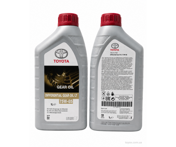 Олива трансмісійна Toyota Differential Gear Oil LT 75W-85 GL-5 1л 08885-81060 для диференціала — купуйте за вигідною ціною в Києві, Україні - toyox.com.ua Олива трансмісійна Toyota Differential Gear Oil LT 75W-85 GL-5 1л 08885-81060 для диференціала — купуйте за вигідною ціною в Києві, Україні - toyox.com.ua