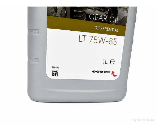 Олива трансмісійна Toyota Differential Gear Oil LT 75W-85 GL-5 1л 08885-81060 для диференціала — купуйте за вигідною ціною в Києві, Україні - toyox.com.ua Олива трансмісійна Toyota Differential Gear Oil LT 75W-85 GL-5 1л 08885-81060 для диференціала — купуйте за вигідною ціною в Києві, Україні - toyox.com.ua