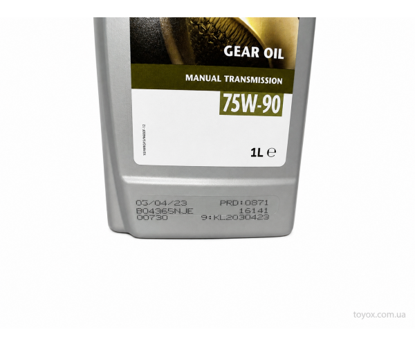 Олива трансмісійна Toyota Gear Oil 75W-90 GL-4 1л 08885-81596 для МКПП — купуйте за вигідною ціною в Києві, Україні - toyox.com.ua Олива трансмісійна Toyota Gear Oil 75W-90 GL-4 1л 08885-81596 для МКПП — купуйте за вигідною ціною в Києві, Україні - toyox.com.ua